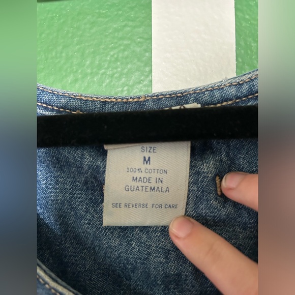 Denim overall dress - Picture 2 of 3